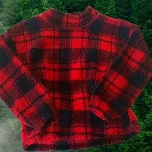 Buffalo plaid sweater